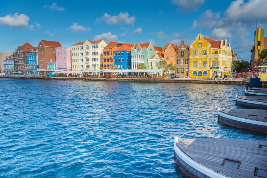 Prachtig uitzicht op Curaçao